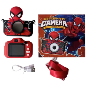 spiderman theme digital mini camera toy red