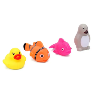 chu chu animal theme bath toys