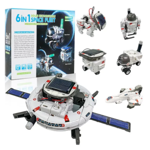 solar robot toys 6 in 1 science robot kit